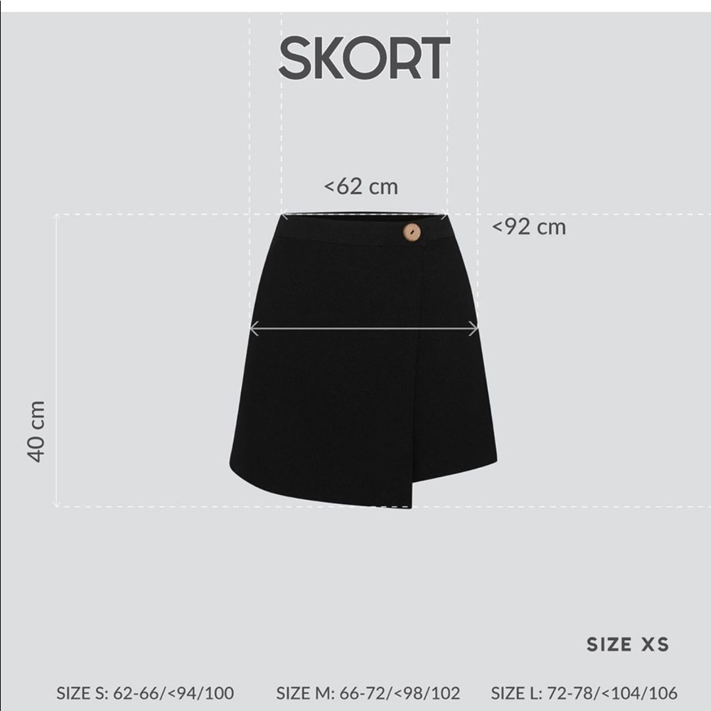 Skort ( skirt with short inside )